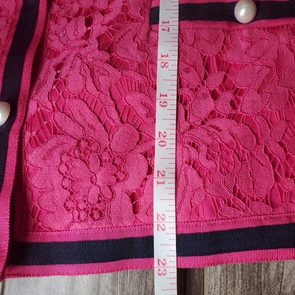 NWT RSVP by Talbots Flower-Filled Corded Lace Jacket Size 10 - Picture 15 of 16